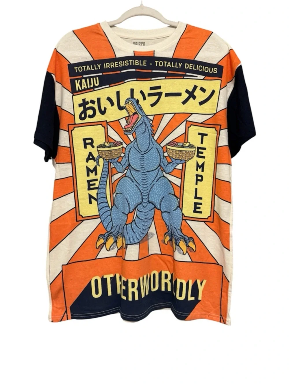 Godzilla ramen Streetwear t-shirt unisex sz xl - Picture 2 of 4
